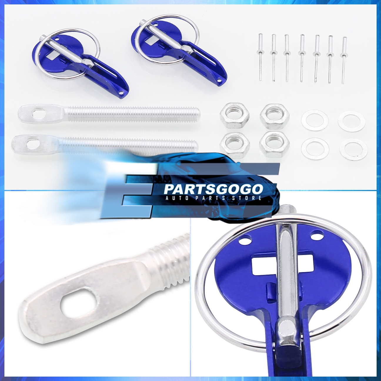 For Nissan 240SX 300ZX 350Z G35 JDM Aluminum Hood Lock Pin